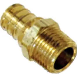 Lead-Free Brass Barb-To-Mpt Pipe Adapter – 1/2-Inch, 10-Pack 1