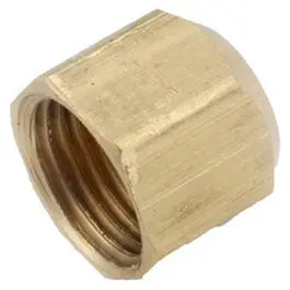 Lead-Free Brass Flare Cap Fitting, 1/2-Inch 1