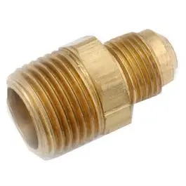 Lead-Free Brass Flare-To-Mpt Connector – 1/4" Flare X 1/8" Male Pipe Thread 1