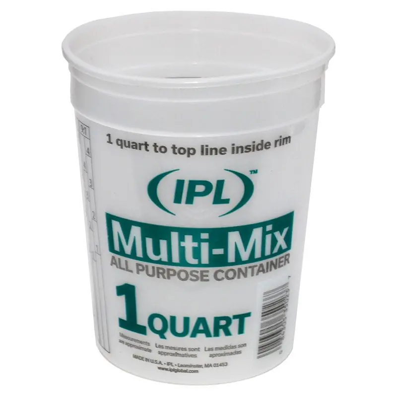 Leaktite Hdpe Clear Multi-Mix Paint Container – Heavy-Duty, Stackable Design 1