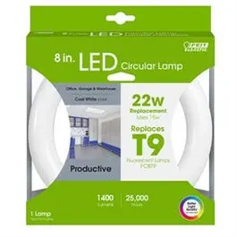 Led Circular Cool White Lamp – 8.25-Inch Diameter, 15W 1