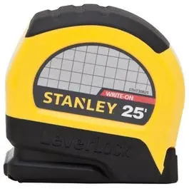 Leverlock 25-Foot Retractable Tape Measure With Locking Mechanism 1