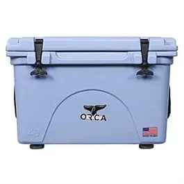 Light Blue 40-Quart Insulated Cooler – Durable Rotomolded Construction 1