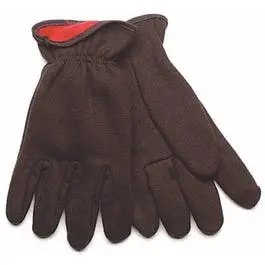 Lined Poly/Cotton Jersey Knit Gloves – Size L 1