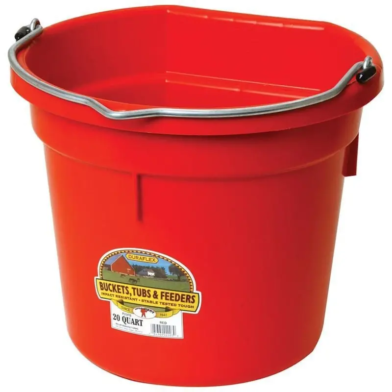 Little Giant 20-Quart Flat-Back Utility Bucket For Jobsite Use 1