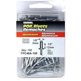 Long Aluminum Rivets – 100-Piece Assortment For General Fastening 1