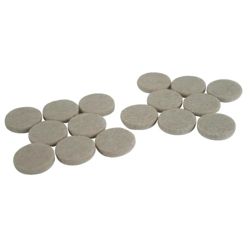 Magic Sliders Self-Adhesive Felt Furniture Pads – Oatmeal, 1-Inch Diameter (16-Pack) 1
