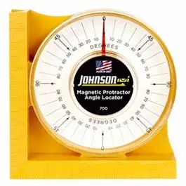 Magnetic Angle Finder – Adjustable Protractor, Orange Housing 1