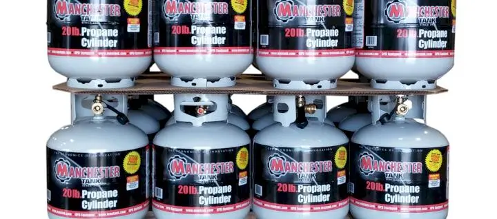 Manchester Tank Dot-Certified Propane Cylinder – Portable Gas Container 1