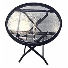 Marbella Steel Round Side Table – 16-Inch Diameter 1