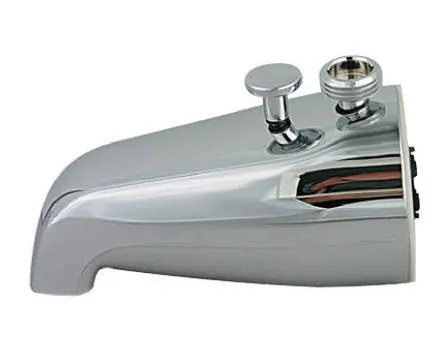 Master Plumber Chrome Bathtub Diverter Spout – Tub-Shower Combo 1