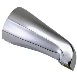 Master Plumber Chrome Bathtub Filler Spout – Deck-Mount Design 1