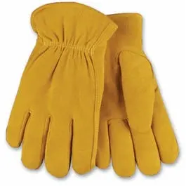 Men’S Full-Suede Deerskin Work Gloves — Medium Fit 1