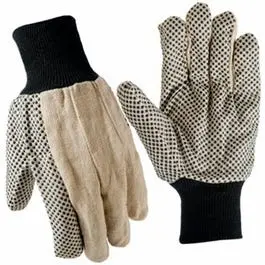 Men’S Large Dotted Cotton Canvas Work Gloves 1