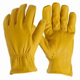 Men’S Medium Elastic-Wrist Deerskin Gloves 1
