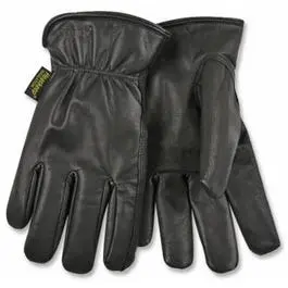 Men'S Medium Goatskin Leather Work Gloves 1