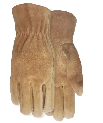 Midwest Suede Leather Garden Gloves – Breathable, Durable, Comfort Fit 1