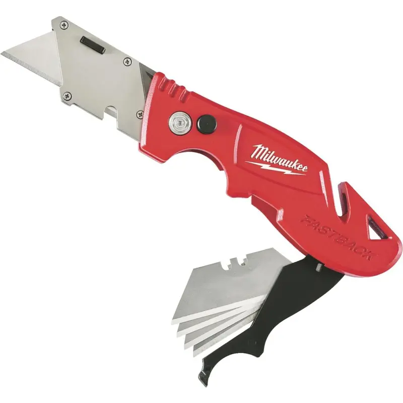 Milwaukee Fastback Flip Utility Knife – Built-In Blade Storage Compartment 1