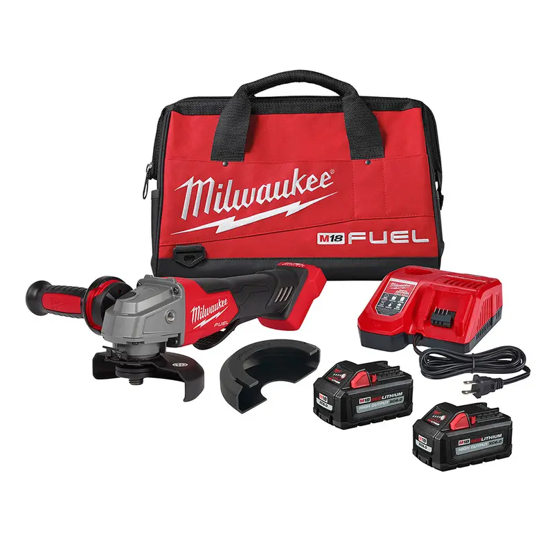 Milwaukee M18 Fuel 4-1/2" & 5" Grinder With Paddle Switch And No-Lock Kit 1