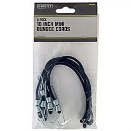 Mini Bungee Cord Pack – 10-Inch Length, 4-Pack 1