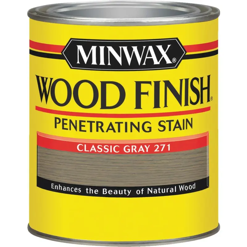 Minwax Classic Gray Wood Stain – 1-Quart Penetrating Formula 1