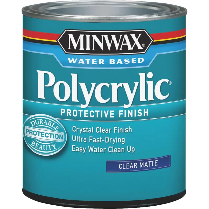 Minwax Polycrylic Protective Water-Based Finish – 1 Quart Matte 1
