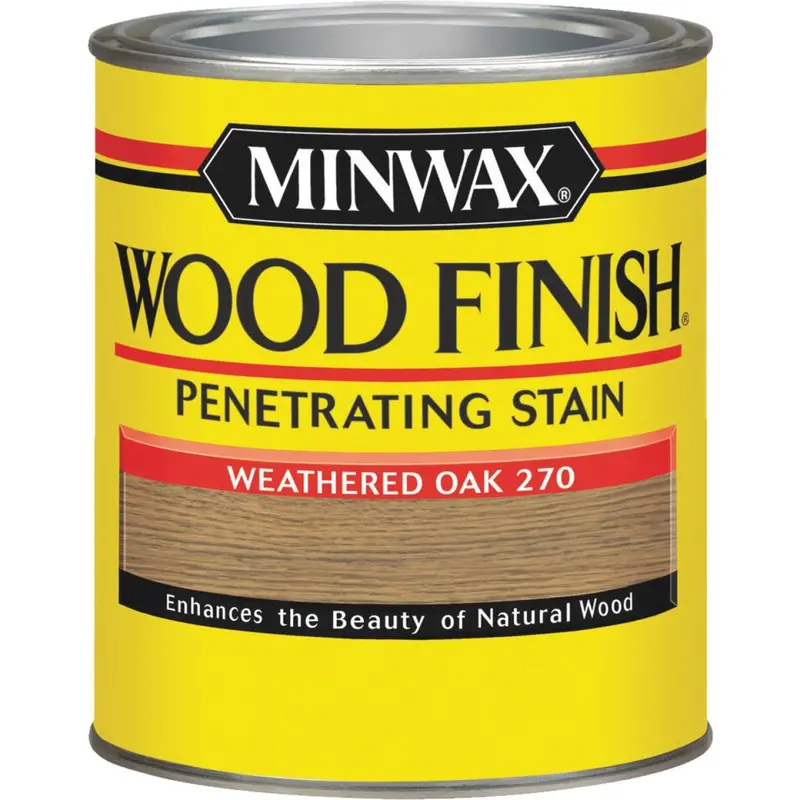 Minwax Weathered Oak Interior/Exterior Wood Stain – 1 Quart 1