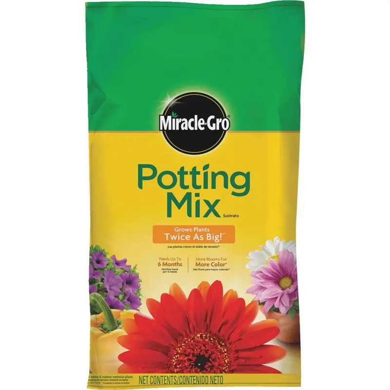 Miracle-Gro All Purpose Potting Mix – 1 Cubic Foot (32.5 Lbs), Indoor & Outdoor Use 1