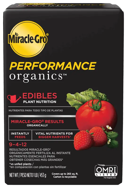 Miracle-Gro Performance Organics Edibles Formula – Organic Plant Nutrient 1