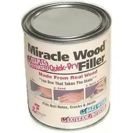 Miracle Wood Filler – White, Ready-To-Use Paste, 1 Lb Container 1