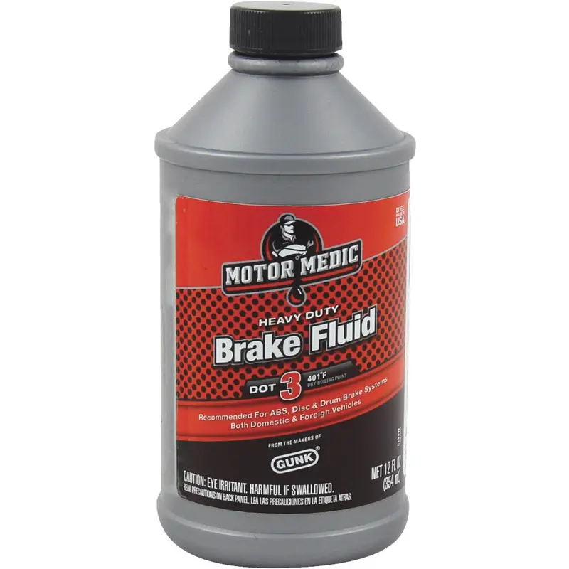 Motormedic Dot 3 Brake Fluid – 12 Oz Heavy-Duty Formula 1