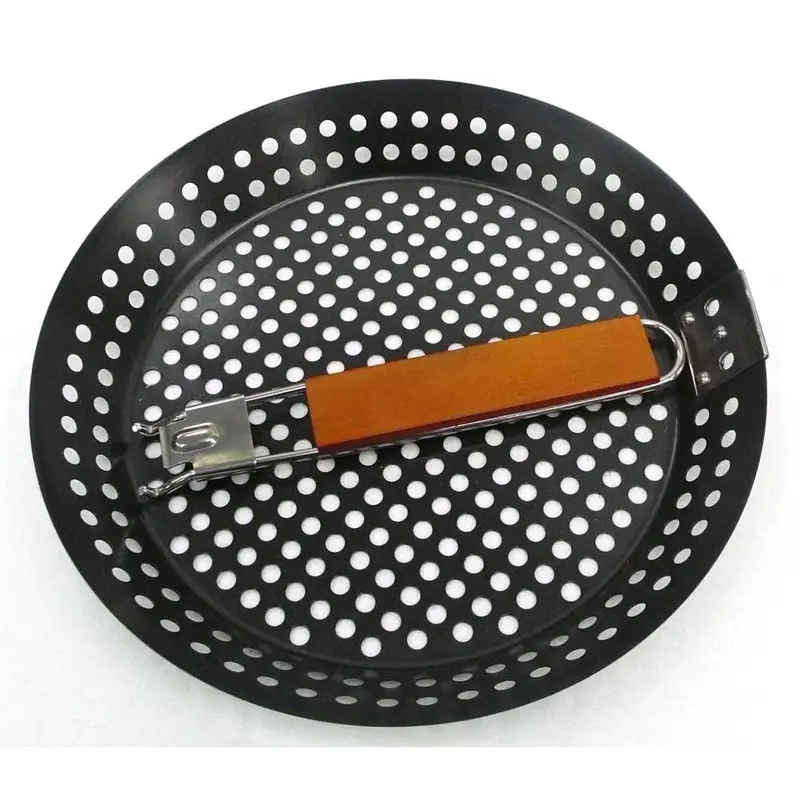 Mr. Bar-B-Q Cast Aluminum Grilling Skillet With Handle 1