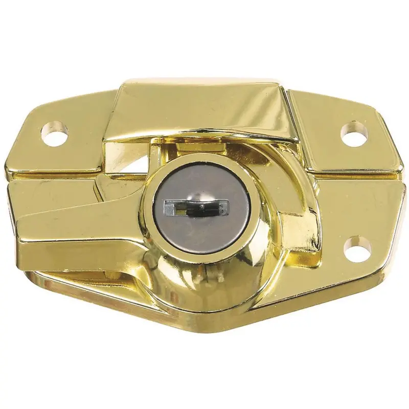 National Brass-Finished Die-Cast Sash Lock For Wooden Windows 1