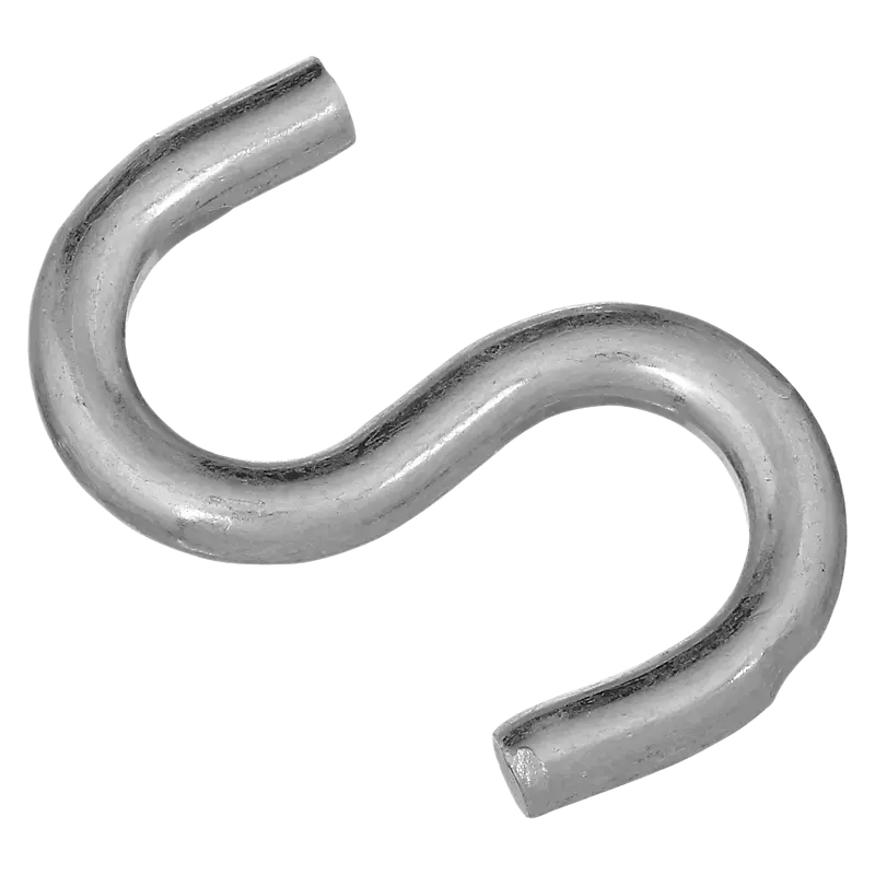 National Hardware Open S-Hooks – Heavy-Duty Zinc-Plated (Assorted Sizes) 1