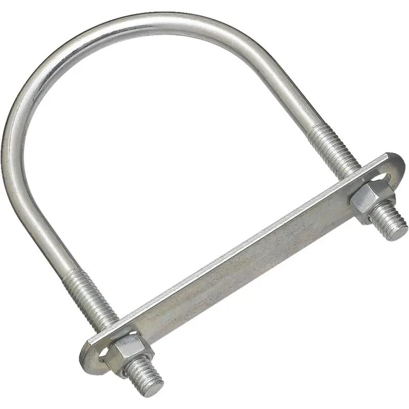 National Round Zinc U-Bolt – 3/8-Inch × 3-1/2-Inch × 5-1/4-Inch 1