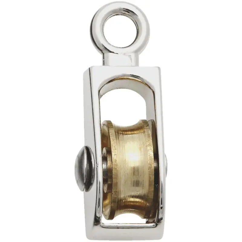 National Single Fixed-Eye Rope Pulley – 1/2-Inch O.D., Corrosion-Proof 1