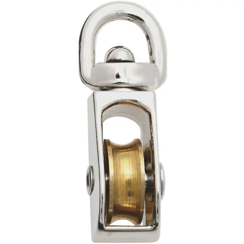 National Single Swivel-Eye Rope Pulley – 3/4-Inch O.D., Non-Corrosive Construction 1
