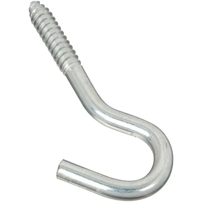 National Steel Screw Hook – 3/8-Inch X 4-7/8-Inch 1