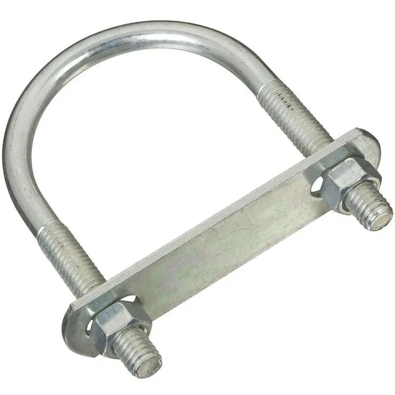 National Zinc Round U-Bolt: 3/8 X 2.45 X 4 Inches 1