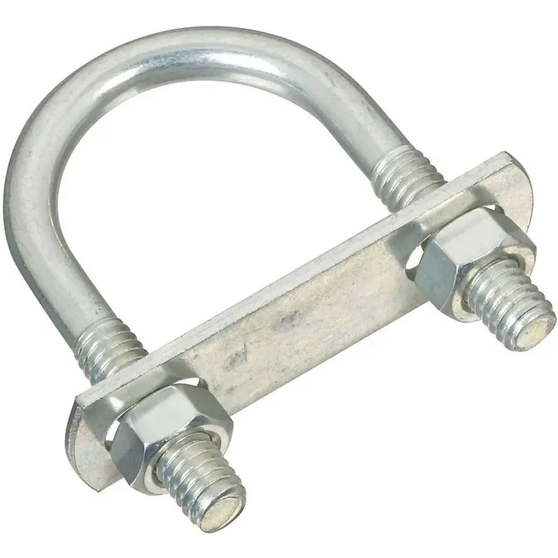 National Zinc Round U-Bolt – 5/16 In. Diameter × 1-3/8 In. Width × 2-1/2 In. Length 1