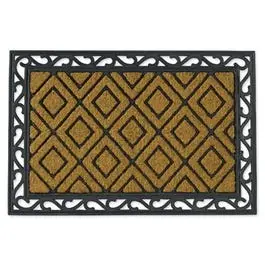 Natural Coir And Rubber Doormat – Rectangular 24" X 36" 1