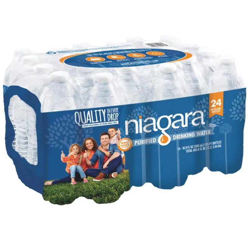 Niagara Purified Drinking Water – 0.5L Bottles (24-Pack) 1