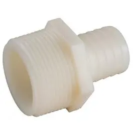 Nylon Hose Barb Fitting For 1/4-Inch Id Tubing With 1/8-Inch Male Pipe Thread 1