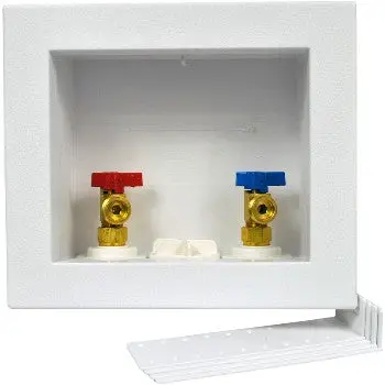 Oatey Quadtro Pex Washing Machine Shut-Off Box (1/4-Turn, 1/2" Fip) 1