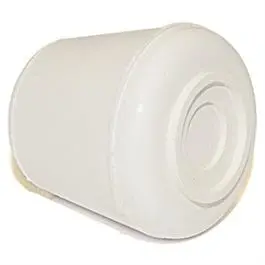 Off-White Rubber Furniture Leg Covers – 3/4" Diameter, 4-Pack 1