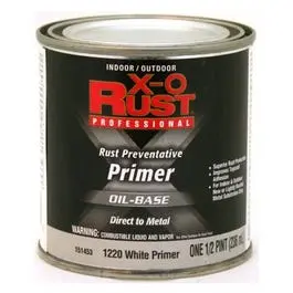 Oil-Based Metal Primer – White, Half-Pint Size 1