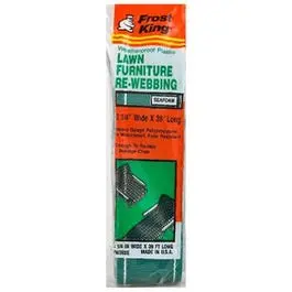 Outdoor Furniture Re-Webbing Kit, Green Replacement Straps 1