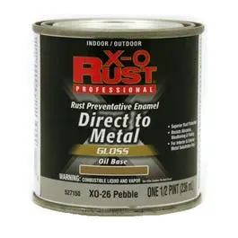 Pebble Gloss Oil-Based Paint – 1/2-Pint, Interior & Exterior Formula 1