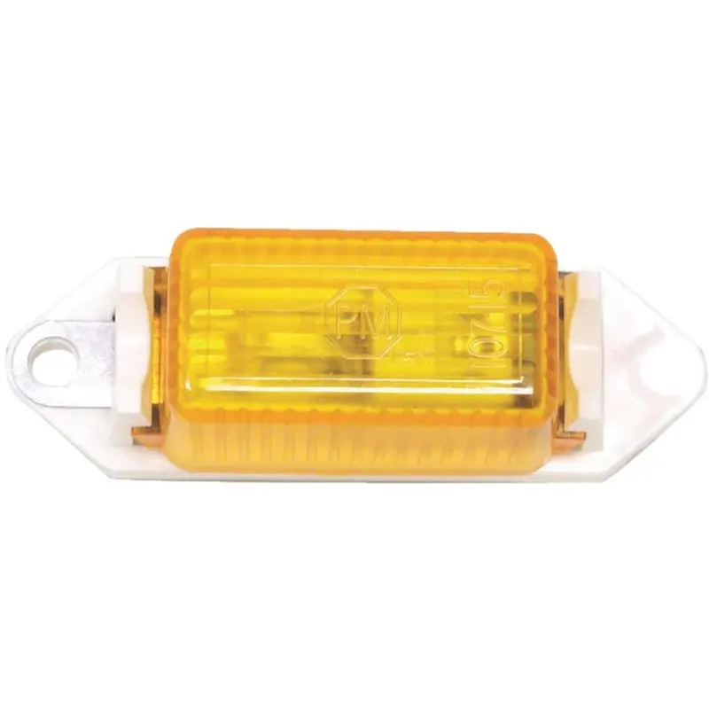 Peterson Amber 12V Rectangle Clearance Light For Trailers And Vehicles 1