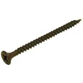Phosphate-Coated Fine-Thread Drywall Screws (#6 X 1.25") – 100-Pack 1